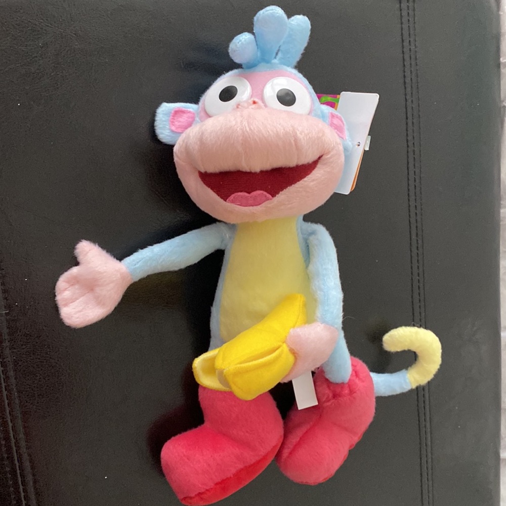 Plush BOOTS DORA THE EXPLORER MONKEY-NWT Nickelodeon 8” Smoke Free